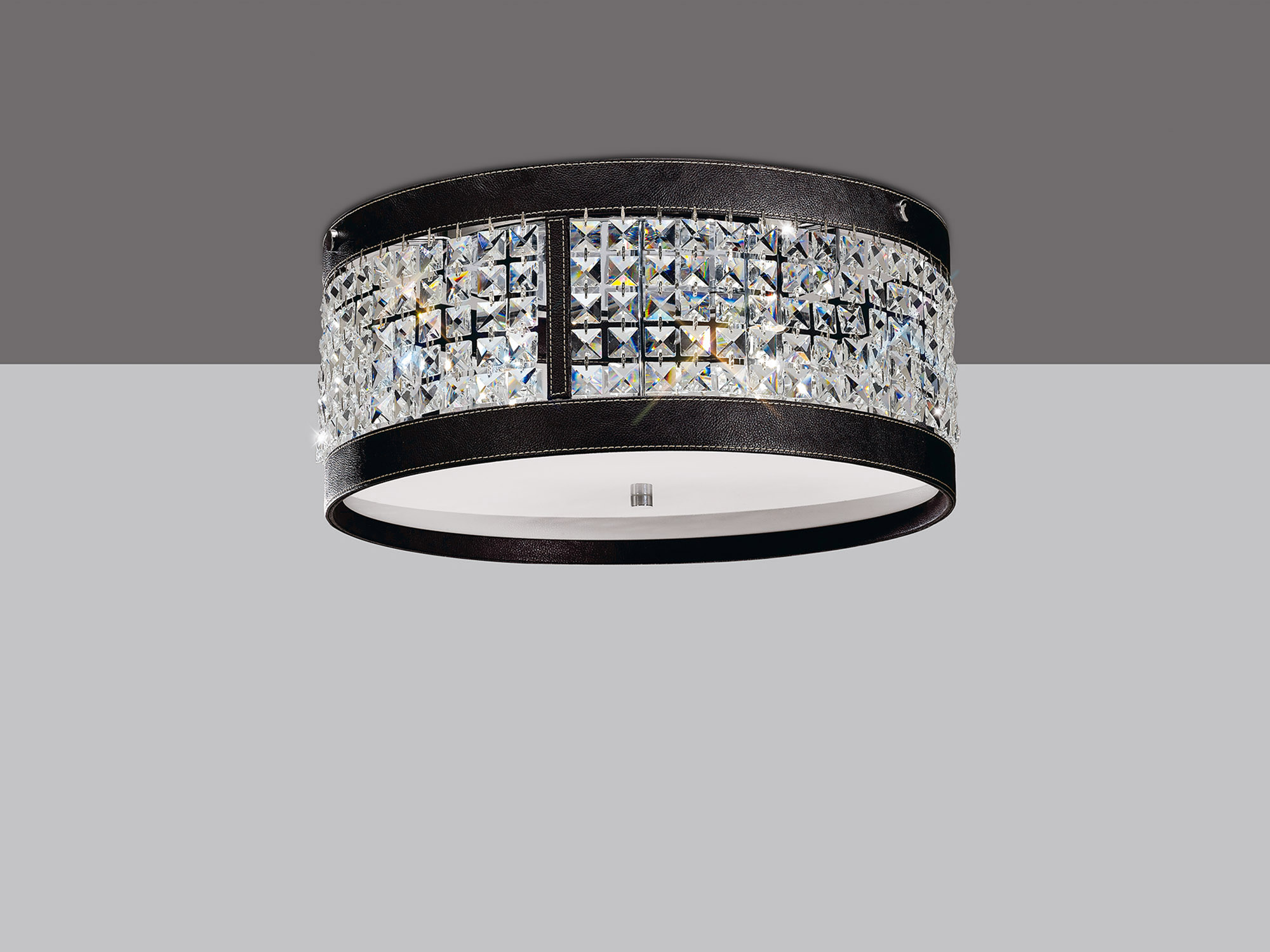 IL31041  Celsa Crystal  Flush Ceiling 4 Light